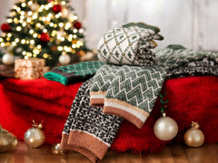 Heritage Knit Wool Socks for Women & Girls - Cozy Vintage Winter Socks, Perfect Christmas Gift